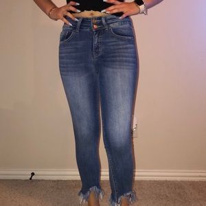 Fringe jeans